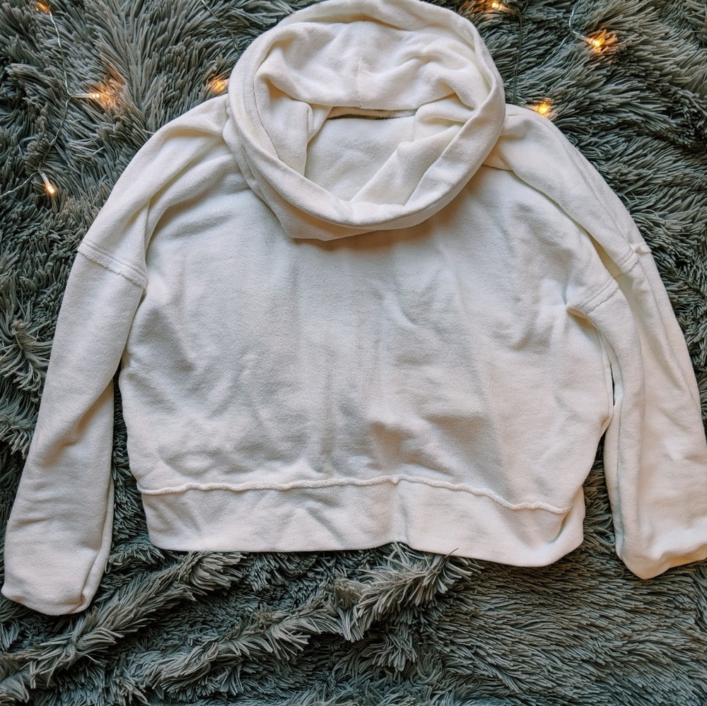 White sweatshirt